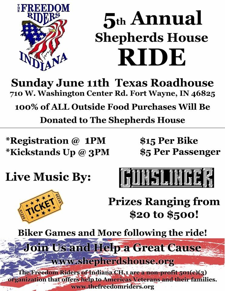 5th Annual Shepherds House Ride